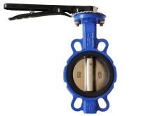 Válvula de mariposa de asiento blando tipo oblea DN150