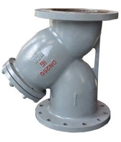 Ductile Iron Y Type Strainer Double Flange Water DIN/JIS/ASME/ASTM/GB