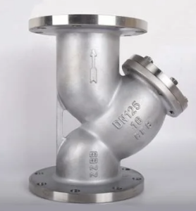 Flange Connection Stainless Steel Y Strainer With Ss Filter
