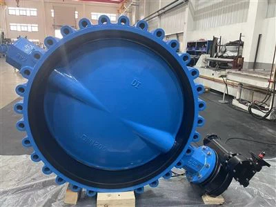 Contenedor lleno de serie de válvulas de mariposa de lengüeta, listo para los...